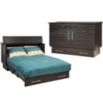 Arason Creden-ZzZ Coffee/Espresso Queen Size Murphy Cabinet Bed 503-20 - Image 2