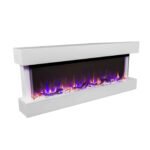 Touchstone Chesmont White 50″ Wall Mount 3-Sided Smart Electric Fireplace (Alexa/Google Compatible) 80033 - Image 2