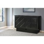 Arason Creden-ZzZ Essex Black Queen Size Murphy Cabinet Bed 513-20