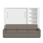 Queen Size Murphy Bed with Extended Couch | Inovabed - Image 12