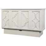 Arason Creden-ZzZ Brussels White Queen Size Murphy Cabinet Bed 543-10 - Image 2