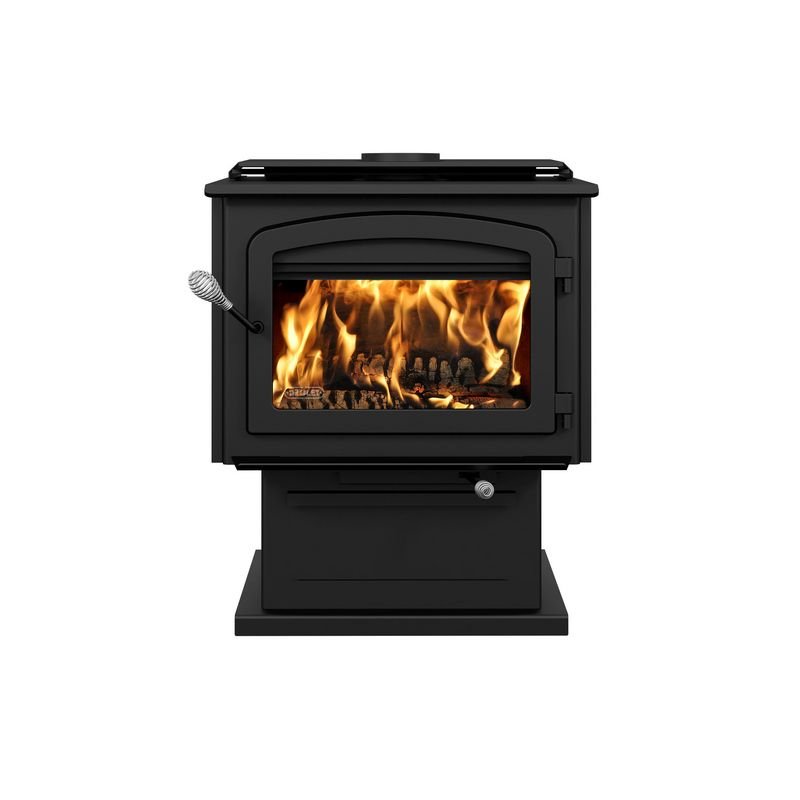 retained-fe8fafafe6c352a9e6b30871d1c03a7fb22051c70043ad1aea1ceed4bf7a8425 Drolet Escape 2100 Wood Stove DB03129 - Image 1